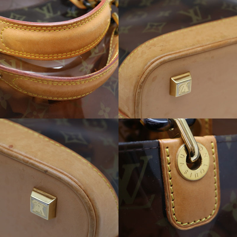 Louis Vuitton Amble Handbag PM Hippo Monogram Brown Vinyl - Picture 7 of 10